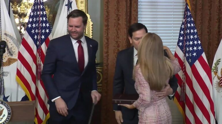 Vice President JD Vance Swears In Marco Rubio as United States Secretary of State