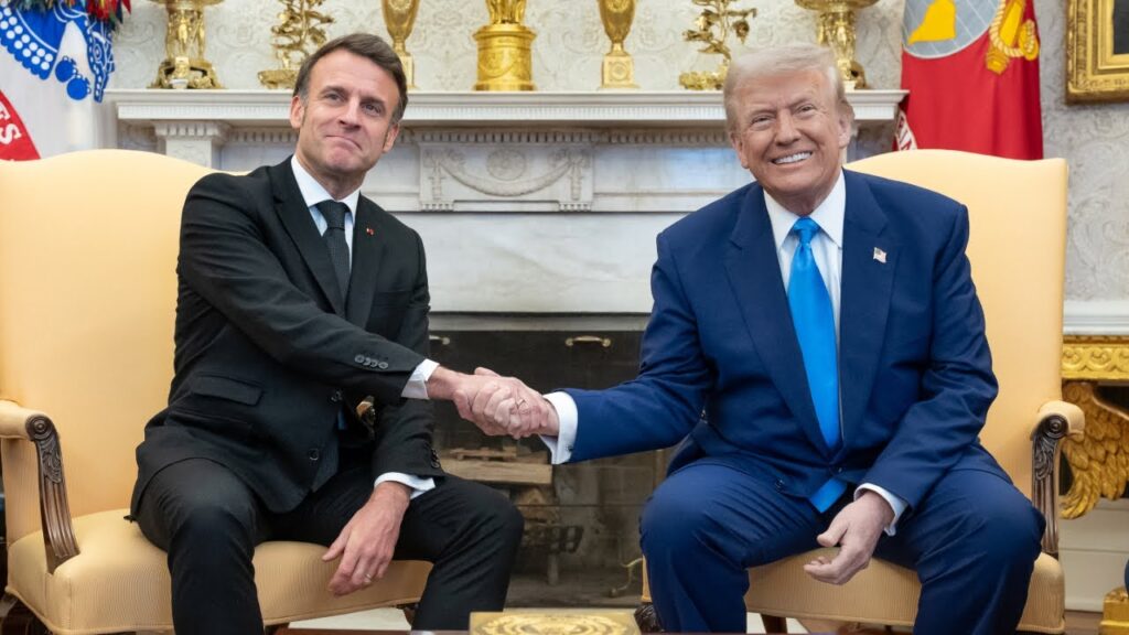 President Trump Holds a Press Conference with President Emmanuel Macron of France