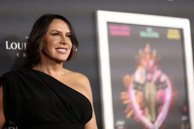 Cast member Karla Sofia Gascon attends a screening of the film Emilia Perez on the opening night of the 28th Annual American French Film Festival in Los Angeles, California, U.S., October 29, 2024. REUTERS/Mario Anzuoni/File Photo