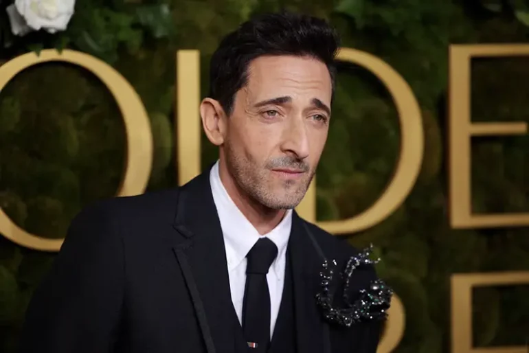 Adrien Brody attends the 82nd Golden Globe Awards in Beverly Hills, California, U.S., January 5, 2025. REUTERS/Daniel Cole/File Photo