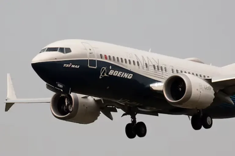 A Boeing 737 MAX 7 aircraft piloted by Federal Aviation Administration (FAA) Chief Steve Dickson lands during an evaluation flight at Boeing Field in Seattle, Washington, U.S. September 30, 2020. REUTERS/Lindsey Wasson