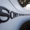 A logo is pictured outside Sony Pictures Studios in Culver City, California December 19, 2014. REUTERS/Mario Anzuoni/File Photo