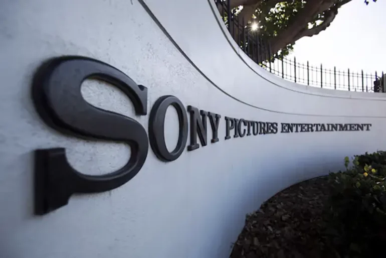 A logo is pictured outside Sony Pictures Studios in Culver City, California December 19, 2014. REUTERS/Mario Anzuoni/File Photo