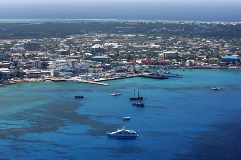 George Town pictured on 24 April, 2008 in Grand Cayman, Cayman Islands. (Photo by David Rogers/Getty Images)