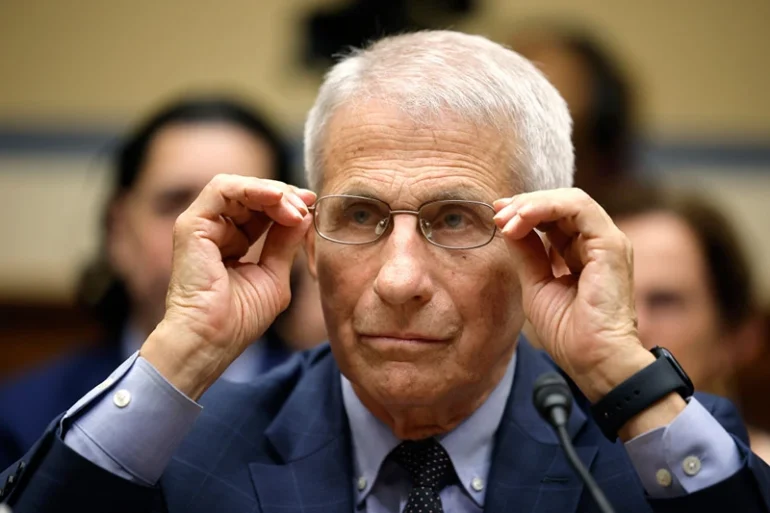 WASHINGTON, DC - JUNE 03: Dr. Anthony Fauci, former Director of the National Institute of Allergy and Infectious Diseases, testifies before the House Oversight and Accountability Committee Select Subcommittee on the Coronavirus Pandemic at the Rayburn House Office Building on June 03, 2024 in Washington, DC. The Subcommittee is holding a hearing on the findings from a fifteen month Republican-led probe of former Director of the National Institute of Allergy and Infectious Diseases Dr. Anthony Fauci and the COVID-19 pandemic's origins. (Photo by Chip Somodevilla/Getty Images)