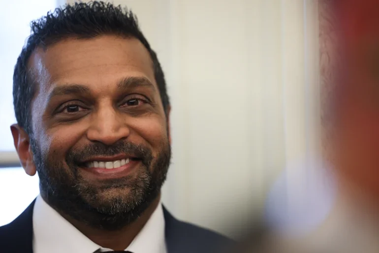 WASHINGTON, DC - FEBRUARY 21: Newly confirmed FBI Director Kash Patel attends a swearing-in ceremony for Commerce Secretary Howard Lutnick in the Oval Office at the White House on February 21, 2025 in Washington, DC. Lutnick, the former CEO of Cantor Fitzgerald and BGC Group, was confirmed by the Senate 51 to 45. (Photo by Win McNamee/Getty Images)