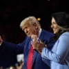 LA CROSSE, WISCONSIN - AUGUST 29: Republican presidential nominee, former U.S. President Donald Trump holds a town hall campaign event with former U.S. Rep. Tulsi Gabbard (I-HI) on August 29, 2024 in La Crosse, Wisconsin. Trump is campaigning in key battleground states ahead of the November presidential election. (Photo by Scott Olson/Getty Images)