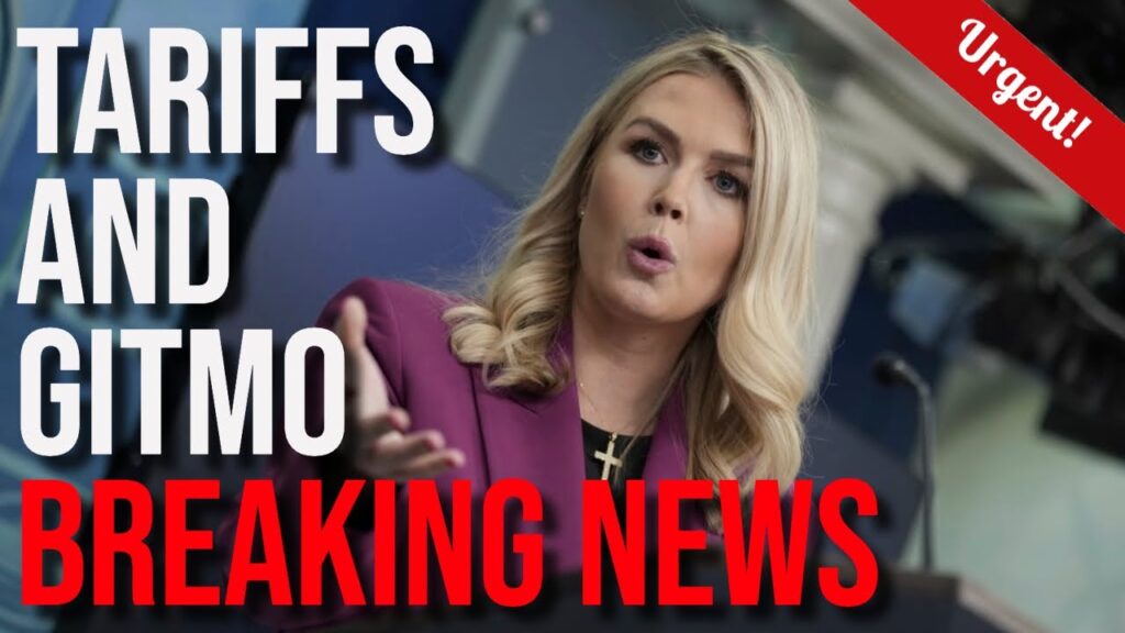 ALERT: White House URGENT Press Conference on Tariffs and GITMO!