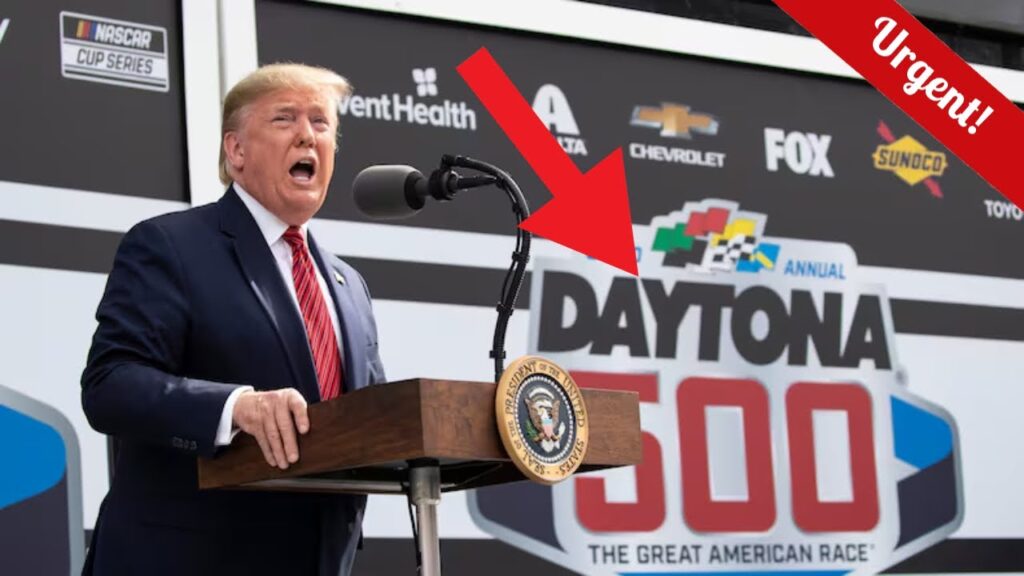 BREAKING: President Trump does the UNTHINKABLE at Daytona 500!