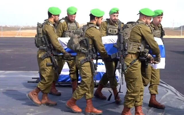 Politics: Hamas Parades Bodies Of Murdered Hostages Including Bibas Family