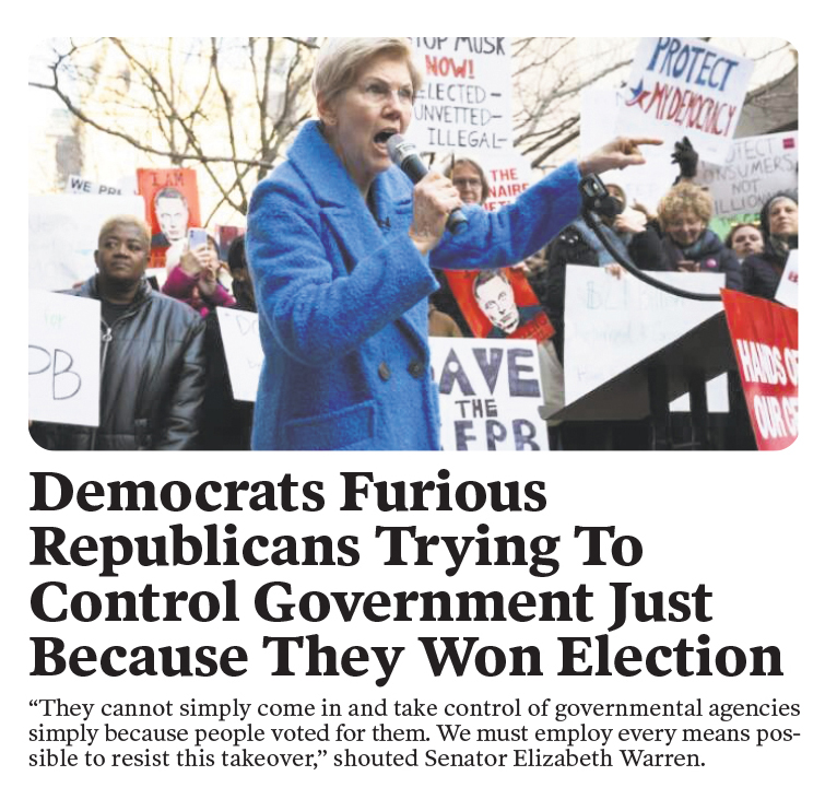 Elizabeth Warren speaking into a microphone