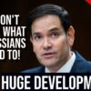 JUST IN: Marco Rubio Drops BOMBSHELL After Meeting with the Russians!