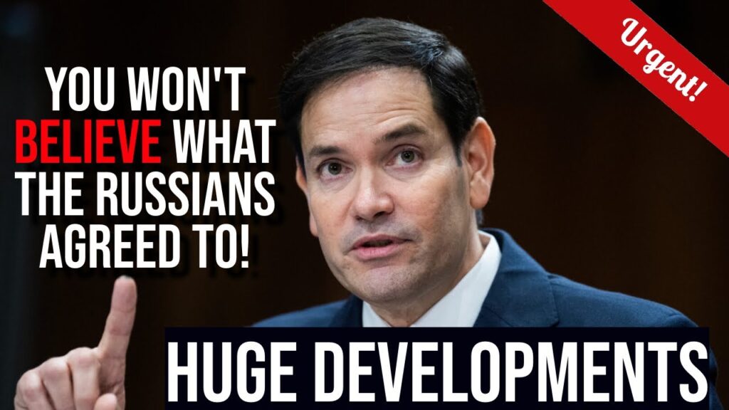 JUST IN: Marco Rubio Drops BOMBSHELL After Meeting with the Russians!