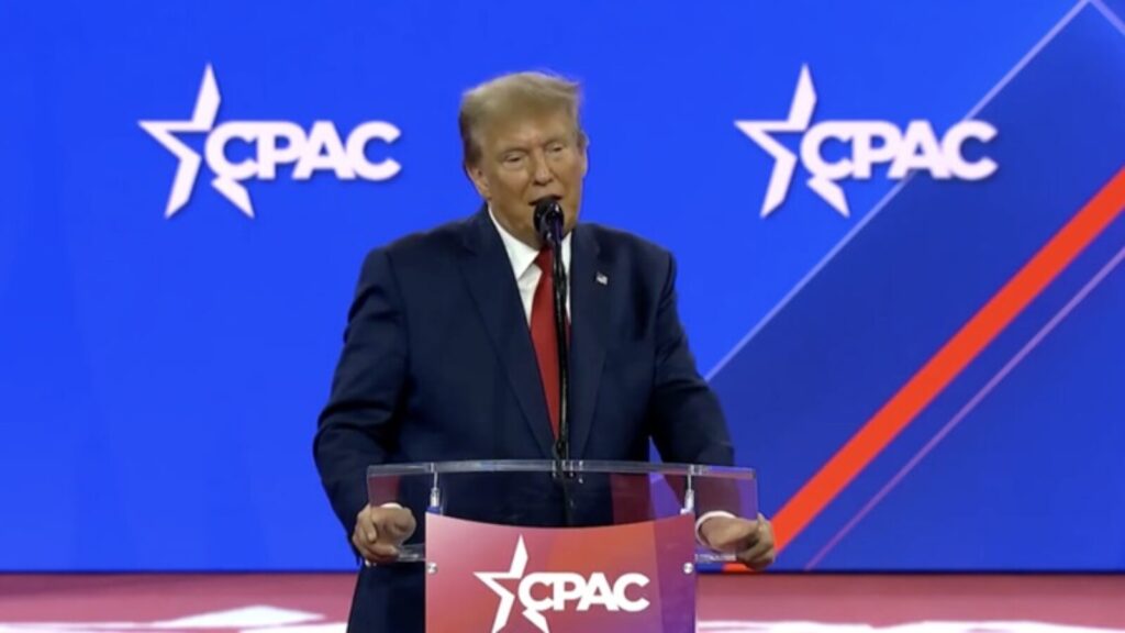 Politics: Trump Speaks At Cpac