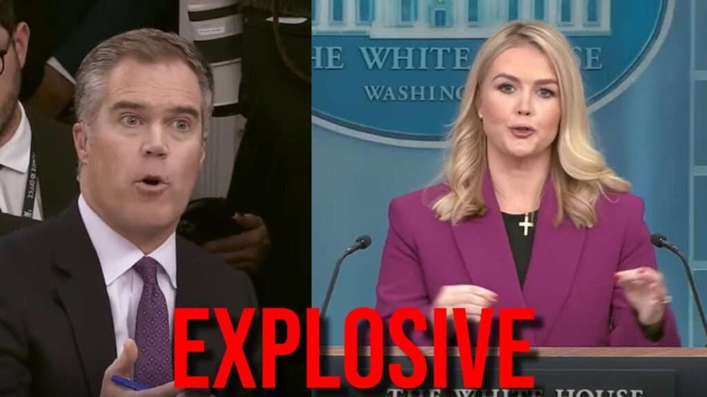 YOU ARE EVIL: White House Press Secretary HEATED CLASH with Media Over Gaza Resettlement!