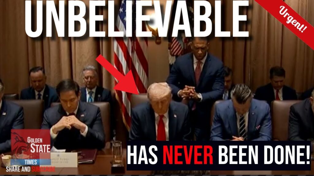 You will be SHOCKED When you See What Trump did at Cabinet Meeting!