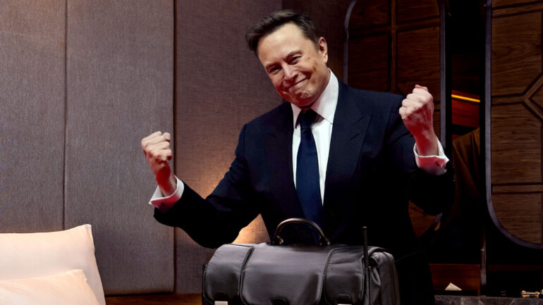 Satire News: Elon Musk Humps Nuclear Football