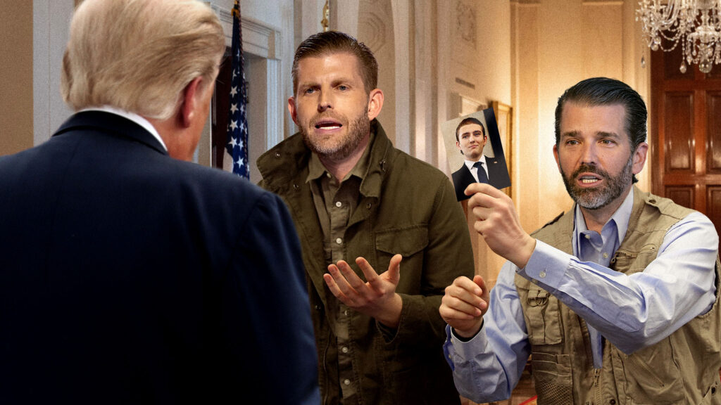 Satire News: Jealous Trump Boys Try To Convince Father That