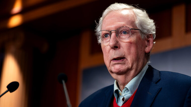 Satire News: Mitch Mcconnell Vows To Continue Falling Down Stairs