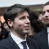 Sam Altman, CEO of OpenAI at Station F, during an event on the sidelines of the Artificial Intelligence Action Summit in Paris, France, Feb. 11, 2025. Aurelien Morissard/Pool via REUTERS