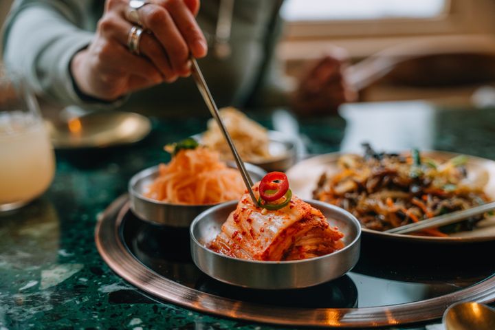 Korean fermented vegetables (banchan) are an example of a food that can affect your gut health, which impacts how your body burns fat.