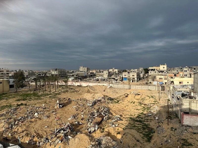 A view of what's left of southern Gaza, taken by Dr. Adam Hamawy during his humanitarian trip to the Palestinian territory that followed the Israel-Hamas ceasefire agreement.