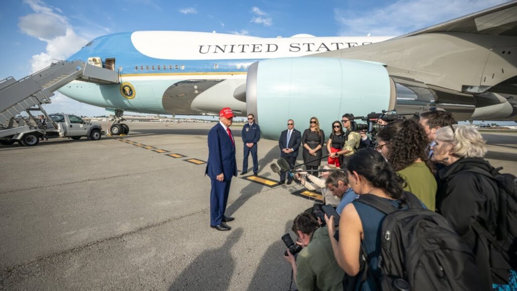 President Trump Gaggles with the Press, Feb. 16, 2025