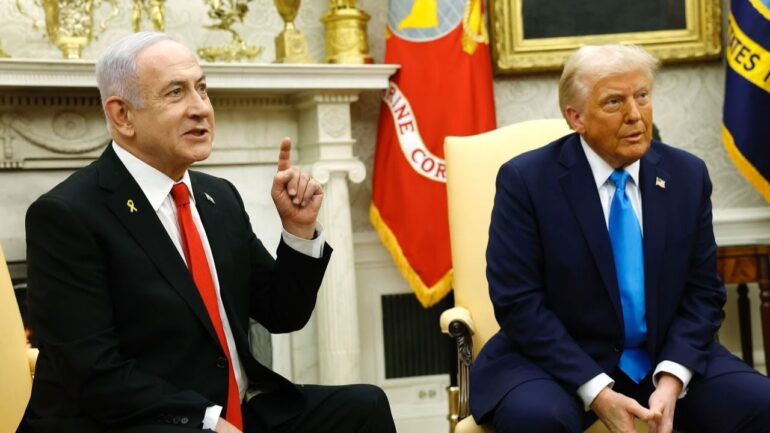 President Trump Hosts a Bilateral Meeting with the Prime Minister of the State of Israel