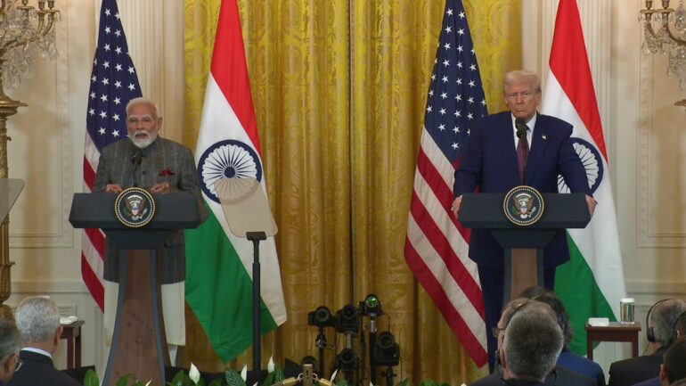 President Trump Hosts a Press Conference with Prime Minister Narendra Modi