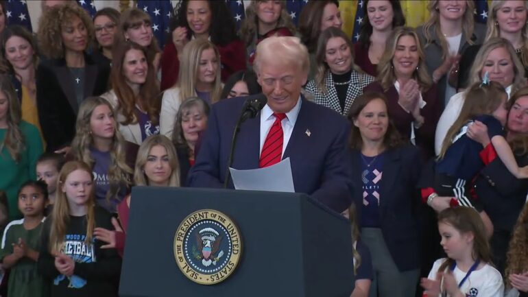 President Trump Signs No Men in Women's Sports Executive Order Into Law