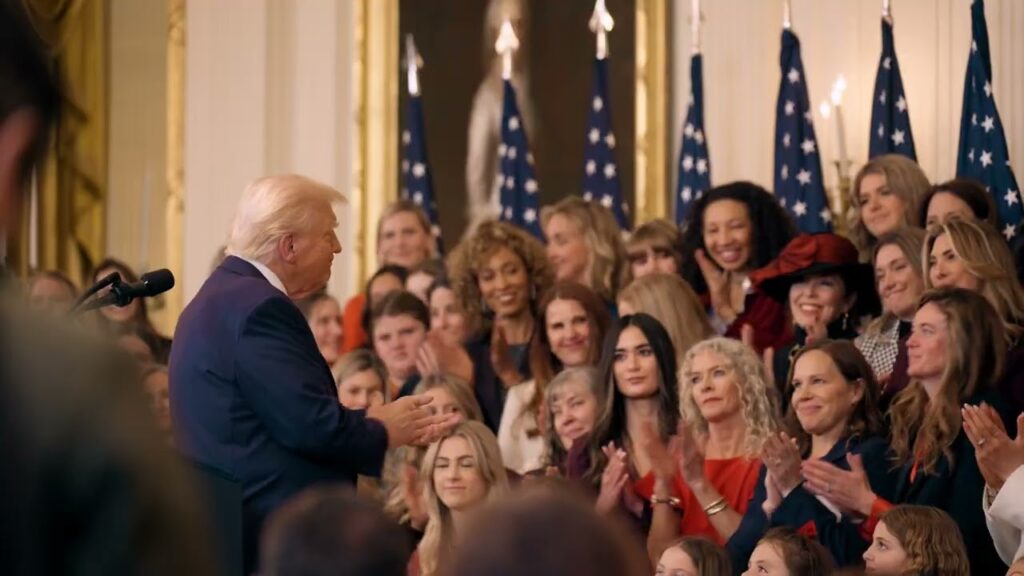 President Trump Sings No Men in Women's Sports Executive Order Into Law