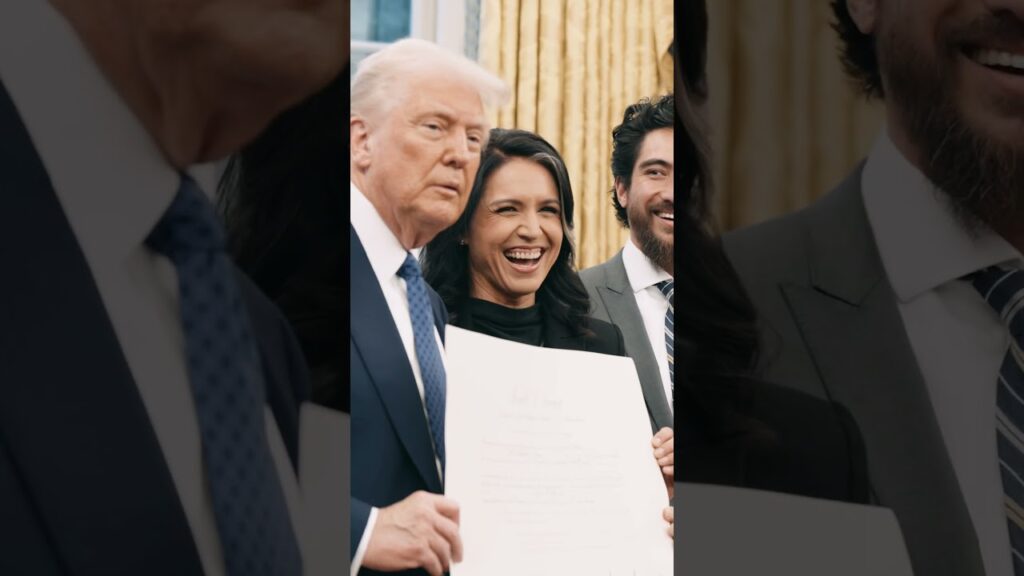 Tulsi Gabbard Sworn In as Director of National Intelligence in the Oval Office