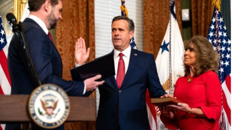 Vice President JD Vance Swears In John Ratcliffe as Director of the CIA