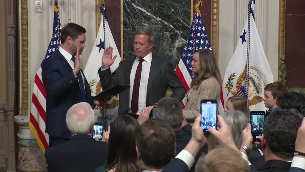 Vice President JD Vance Swears In Secretary of the Army