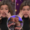 Gossip & rumors: kelly clarkson fights back tears on emotional