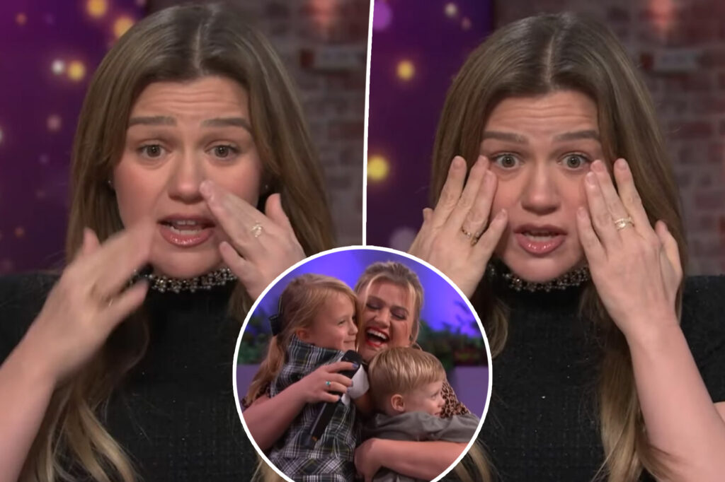 Gossip & rumors: kelly clarkson fights back tears on emotional