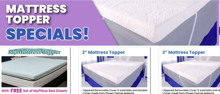 Refresh Your Sleep With Amazing Mattress Toppers From MyPillow (Up to 45% Off) * 100PercentFedUp.com * by Noah