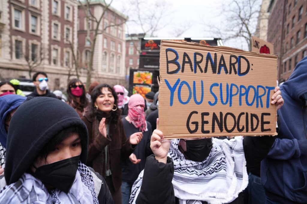 Politics: Anti Israel Protesters On Ny Campuses: Letters