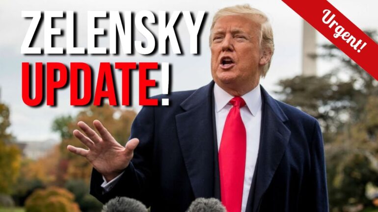 BREAKING: President Trump gives URGENT Update on Zelensky!