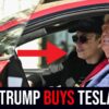 BREAKING: Trump Buys Tesla at White House, Holds Fiery Press Conference!