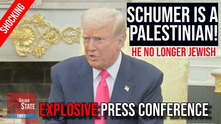 EXPLOSIVE: Trump Slams Democrats, Calls Schumer A Palestinian!