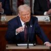 President Donald Trump addresses a joint session of Congress at the U.S. Capitol on March 04, 2025 in Washington, DC