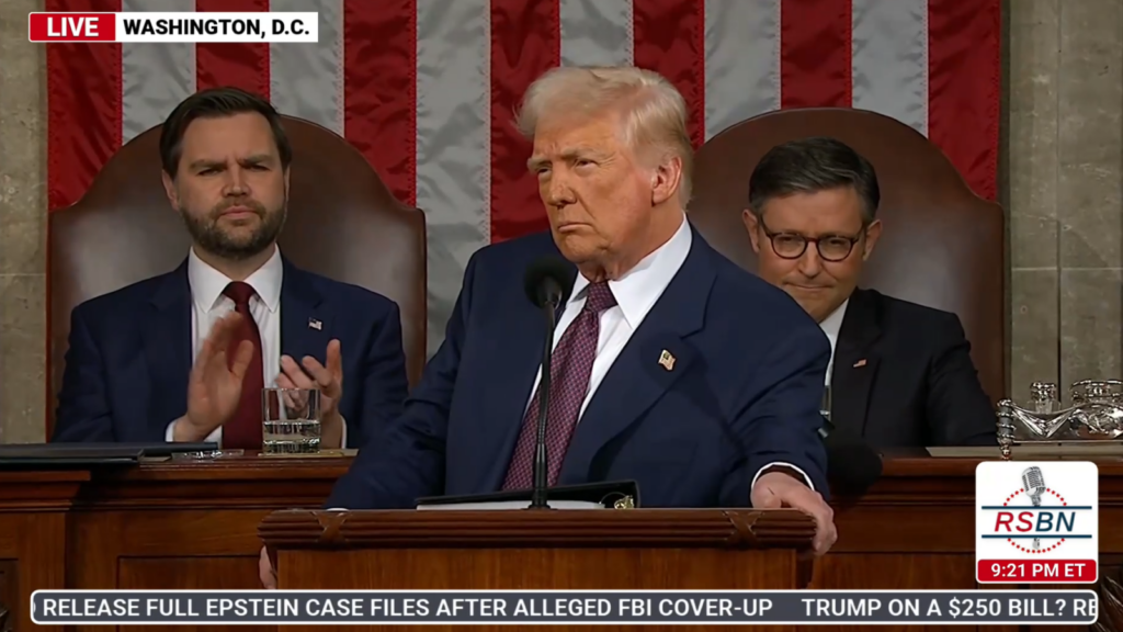 Politics: Live: Trump Addresses Joint Session Of Congress