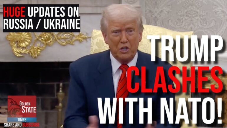 Trump CLASHES with NATO Secretary at Oval Office Over Ukraine and Russia!