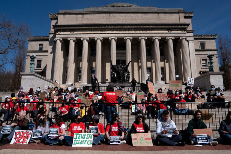 Politics: trump's forced columbia to at least pretend to crack