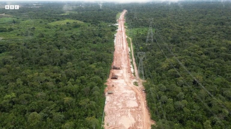 Brazil is building a new highway through the Amazon rainforest for the COP30 climate summit.