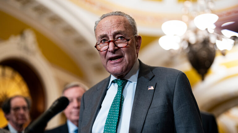 Satire news: chuck schumer helps pull democrats back from brink