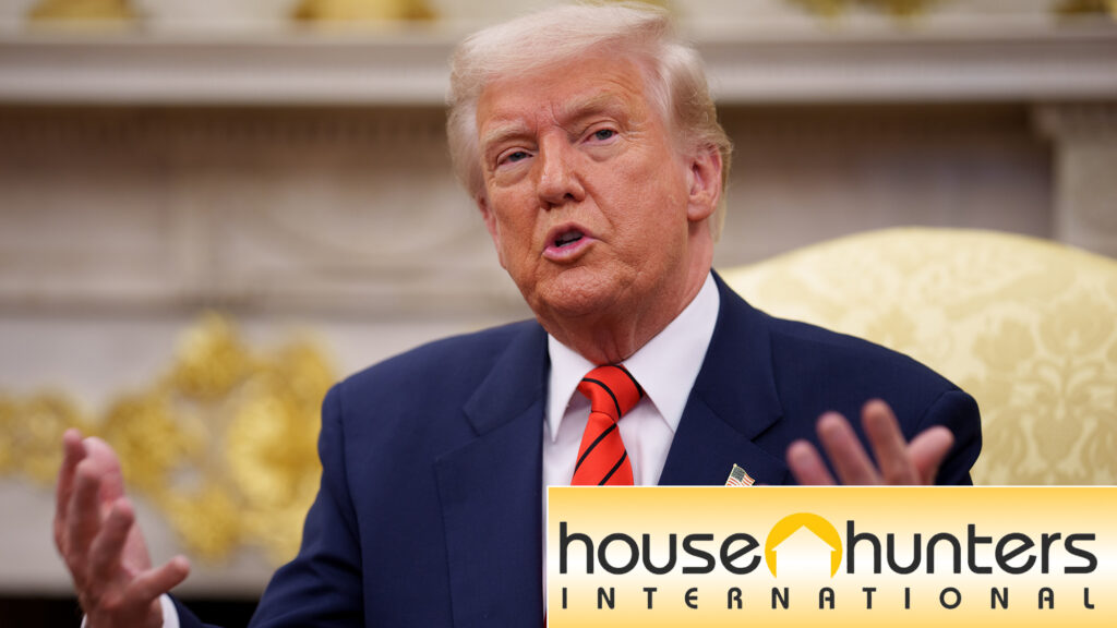 Satire news: trump pulls u.s. out of house hunters international