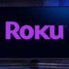 roku logo on tv