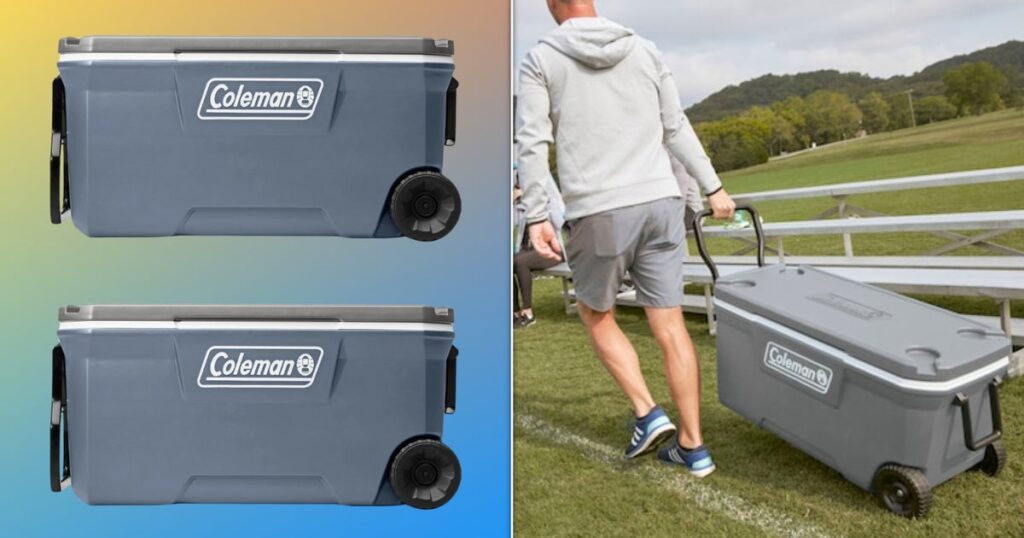 Travel & lifestyle: the 100 quart coleman cooler is 50% off